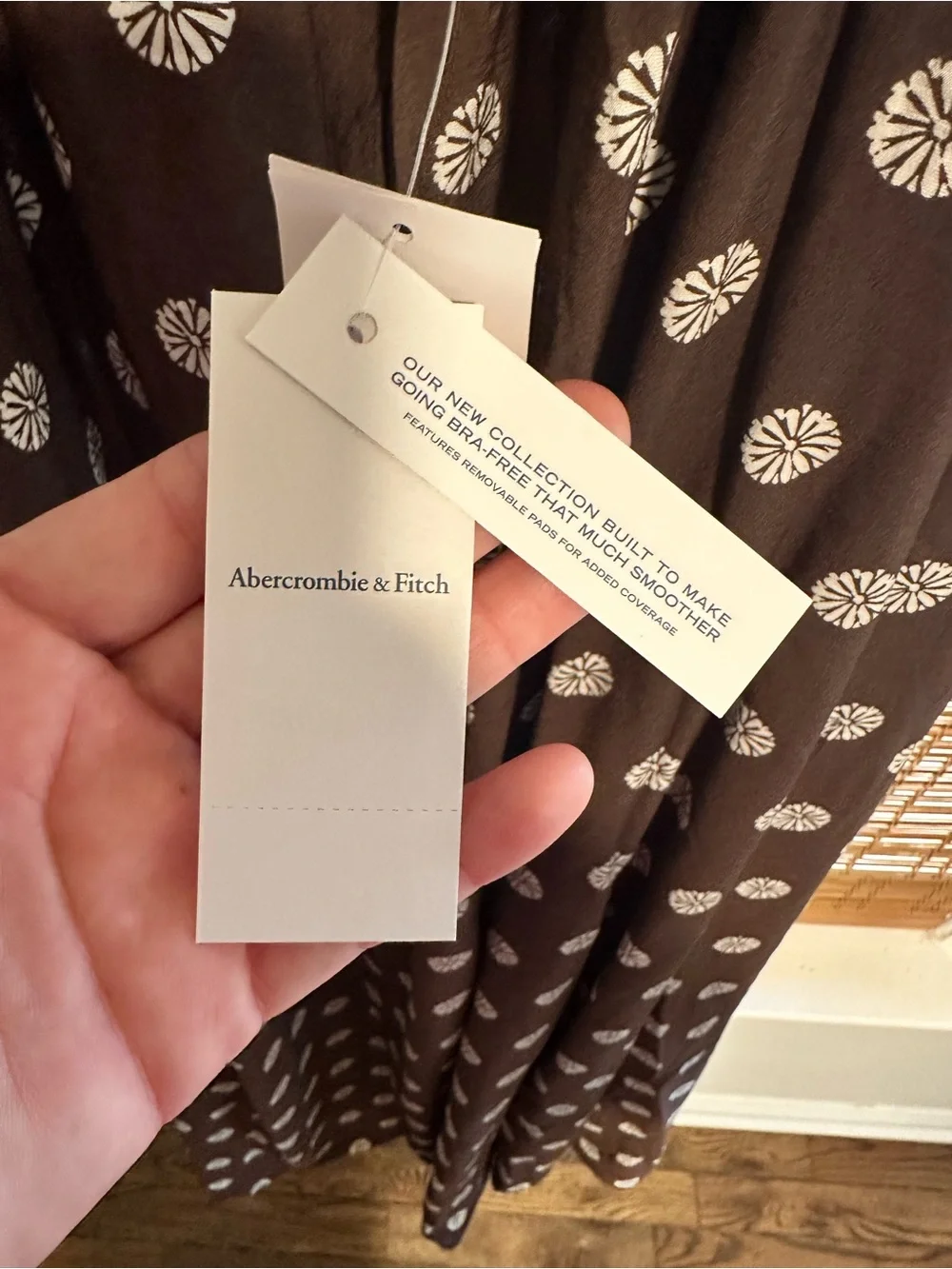 Abercrombie and Fitch - Bra Free Clasp Back Flowy Maxi Dress